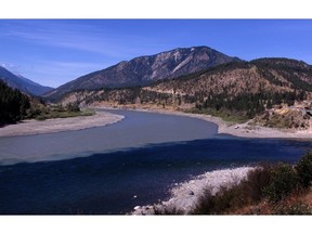 The dismal return for steelhead salmon in British Columbia’s Interior Fraser River system has prompted an emergency assessment of the species.  The Thompson River is pictured in this file photo.