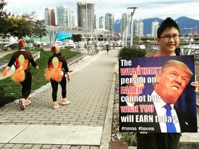 Looking for runs that stand out? The Granville Island Turkey Trot was ahead of its time with this sign in 2016. The next two months in Vancouver feature a number of fun runs that should leave an impression, too!