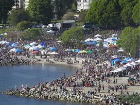 The Vancouver park board has issued a statement condemning the 4/20 rally happening this Friday in the city's West End.