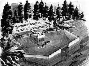 In 1964 the Vancouver aquarium considered building an offshore pen for the captured orca Moby Doll.