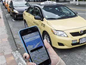 Ride-hailing companies such as Uber will be coming to B.C. in December.