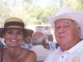 Newly elected White Rock mayor Catherine Ferguson in 2009 with her dad, George Ferguson, who was mayor of the District of Abbotsford and Abbotsford for 30-plus years.