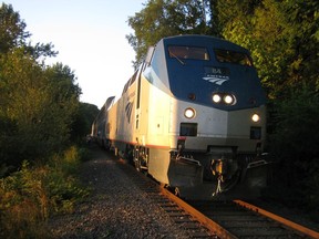 Officials with BNSF Railway say mudslides have forced the suspension of train traffic on a heavily travelled section of rails between Seattle, Washington, and Portland, Oregon. An Amtrak passenger train is shown on the BNSF tracks.