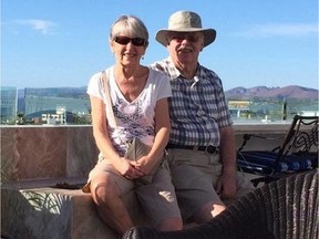 John Wesley Cornelson and his sister, Barb Denney, in Mexico.