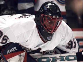 Kevin Weekes, Vancouver Canucks goalie in 1999