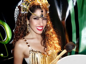 Sambafusion Group co-founder Andrea Monteiro, who also plays the surdo bass drum with the Sambata percussion ensemble, fronted Born Brazil's annual Carnaval celebration.