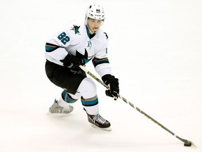 Nikolay Goldobin doesn't lack for confidence despite just 11 career NHL games.