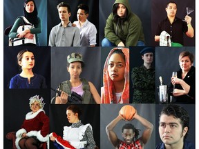 Some of the cast of characters in Songs for a New World, the first show of the new Fabulist Theatre in Vancouver. Performers range in age from 11 to 62.