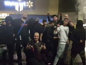 Members of the Surrey chapter of the Creep Catchers in an image from Facebook.