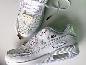 To celebrate the opening of the new Nordstrom X Nike Sneaker boutique, the retailer released 50 pairs of a limited-edition Nike Air Max 90 sneaker inspired by Vancouver.
