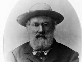 Billie Barker, a miner and prospector, and founder of Barkerville.