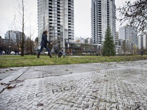 FILE PHOTO B.C. Hydro has given up on plans to build substation beneath Emery Barnes Park at 1170 Richards in Vancouver.
