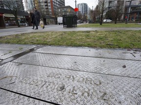 B.C. Hydro substation at Emery Barnes Park in Yaletown.