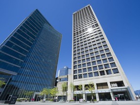 Granville Square building at 200 Granville Street  is home to the Vancouver Sun and Province newsrooms,  in downtown Vancouver.