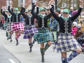The Stave Falls Scottish Dancers perform during last year's St. Patricks Day festivities.