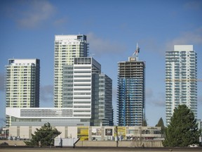B.C. Hydro says glass tower dwellers are at an energy disadvantage during heat waves because they reflect hot air into the building.