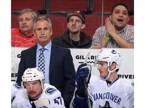 Willie Desjardins made it clear Wednesday that he wants to be back next season as coach of the Vancouver Canucks, a day after team president Trevor Linden failed to give him a ringing endorsement.