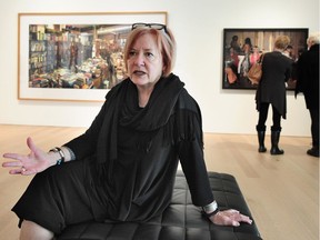 Suzanne Greening, director of the Audain Art Museum, in conversation at Whistler on March 3, one year after opening the facility.