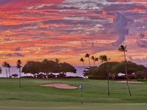 The Royal Ka'anapali golf course typifies all the 18-hole layouts on Maui: breathtaking scenery, swaying palm trees, and immaculate fairways and greens.