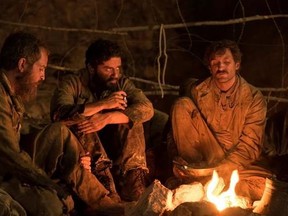 This image released by Open Road Films shows Oscar Isaac, center, in a scene from &ampquot;The Promise.&ampquot; (Jose Haro/Open Road Films via AP)