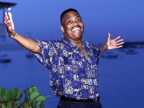 FILE - In this Aug. 18, 1999 file photo, Cuba Gooding Sr. lead vocalist of the legendary r&b/pop group The Main Ingredient, and father of Oscar winning actor Cuba Gooding Jr., gestures during an interview in Bridgetown, Barbados. Gooding Sr., who sang the 1972 hit ‚ÄúEverybody Plays the Fool,‚Äù has died. Authorities say the 72-year-old singer and father of Oscar winner Cuba Gooding Jr. was found dead due an unknown cause in a car Thursday, April 20, 2017, in the Woodland Hills section of Los An