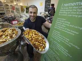 Amir Hosh is an Iranian-Canadian who has been affected by Donald Trump's travel ban. Instead of getting mad, he decided to thank Canadians publicly and celebrate the Persian New Year with a poem inside of Ayoub's Dried Fruits and Nuts in Vancouver's West End.
