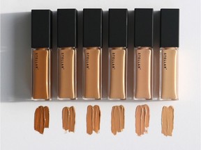 Concealers from STELLAR* cosmetics by Monika Deol.
