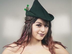 Emily Pangburn brings sensuality to the title role in Robin Hood: Prince of Tease.