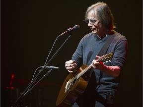 Singer Jackson Browne performs in concert at the Centre for the Performing Arts on Thursday night.