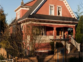 The sole-surviving heritage house on the north side of its block, this 1910 Edwardian beauty, was restored in 2011 to its former glory. Part of the rehab of this property was the construction of an infill rental house and garage in the backyard to act as a sound buffer from East Hastings Street.