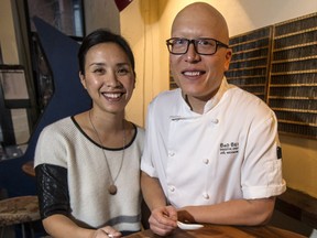 Owner Tanis Ling and chef Joel Watanabe  at Bao Bei Chinese Brasserie.