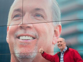 B.C. NDP leader John Horgan sets out on the campaign trail leading in the polls.