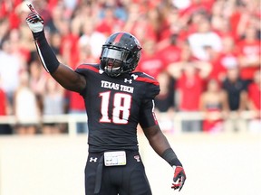 Micah Awe of the Texas Tech Red Raiders is now a member of the B.C. Lions.