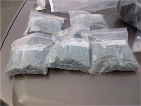 A search of a vehicle by RCMP in Chilliwack revealed approximately 27, 500 suspected opiate tablets.