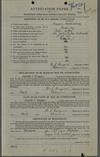 Sid Kenyon’s “attestation paper” from the Canadian Over-Seas Expeditionary Force, from the Library and Archives Canada website.