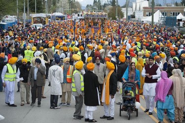 Surrey's annual Vaisakhi parade  drew hundreds of thousands off participants Saturday, April 22, 2017.