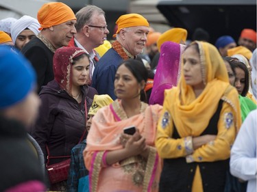 B.C. NDP Leader John Horgan at the annual Surrey Vaisakhi Parade in Surrey, BC Saturday, April 22, 2017.