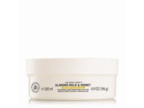 The Body Shop Almond Milk & Honey body butter.