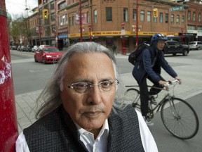Ujjal Dosanjh , seen here in Chinatown, discusses some of the changes in voting patterns among ethnic groups in B.C.