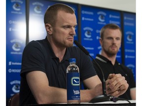 Henrik and Daniel Sedin are not happy with their production this past season.