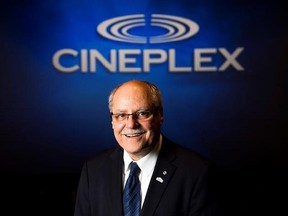 Ellis Jacob, President and Chief Executive Officer of Cineplex Entertainment, poses for a photograph after the company&#039;s annual general meeting in Toronto on Wednesday, May 17, 2017. THE CANADIAN PRESS/Nathan Denette