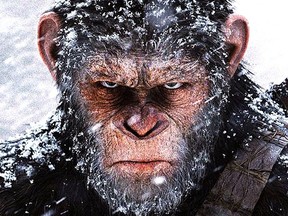 Andy Serkis  as Caesar in War for the Planet of the Apes.