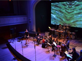 The Arkora Collective, the Vancouver-based, new-music ensemble, performs at Roulette in Brooklyn, N.Y., in 2016.