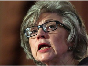 Beverley McLachlin, chief justice of the Supreme Court of Canada, delivers a speech at Ottawa in February 2013.