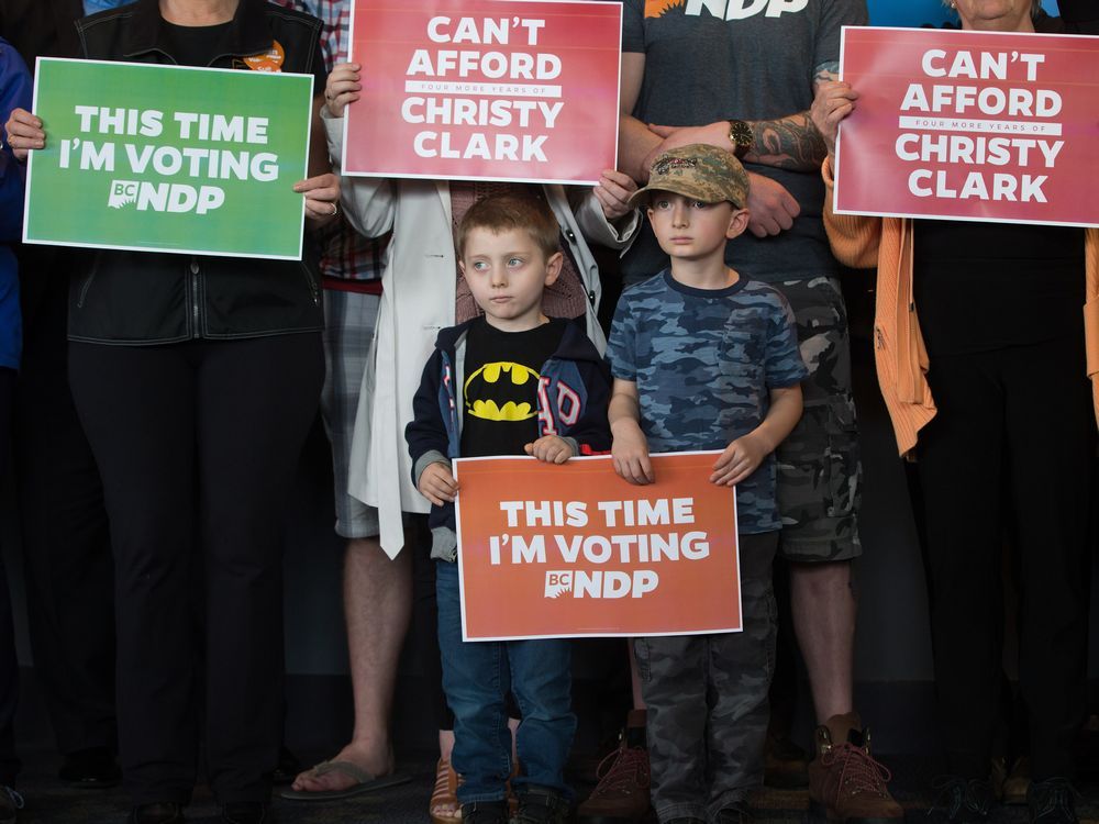 B.C. Election 2017: Green Leader Crashes NDP Leader's Rally On ...