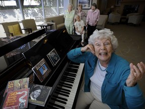 FILE PHOTO Joy Gaze, 88, a senior who was involved in bringing classical music concerts to her care home through Concerts In Care in B.C.