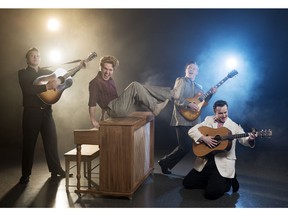 Four rock 'n' roll legends come together in the Arts Club's production of Million Dollar Quartet at Stanley Industrial Alliance Stage May 11-July 9.