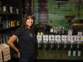 The Lavazza Group has purchased an 80 per cent equity stake in Kicking Horse Coffee.Elana Rosenfeld, CEO of Kicking Horse Coffee, in various situations around her company's headquarters in November 2012.