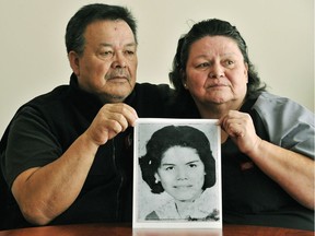 Siblings Roddy and Winnie Sampare, whose sister, Virginia Sampare went missing from Hazelton in 1971.