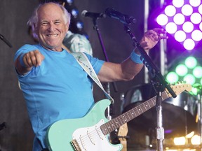 FILE - This July 29, 2016 file photo shows Jimmy Buffett performing on NBC's "Today" show in New York. Jimmy Buffett  will play Vancouver on Oct. 13.